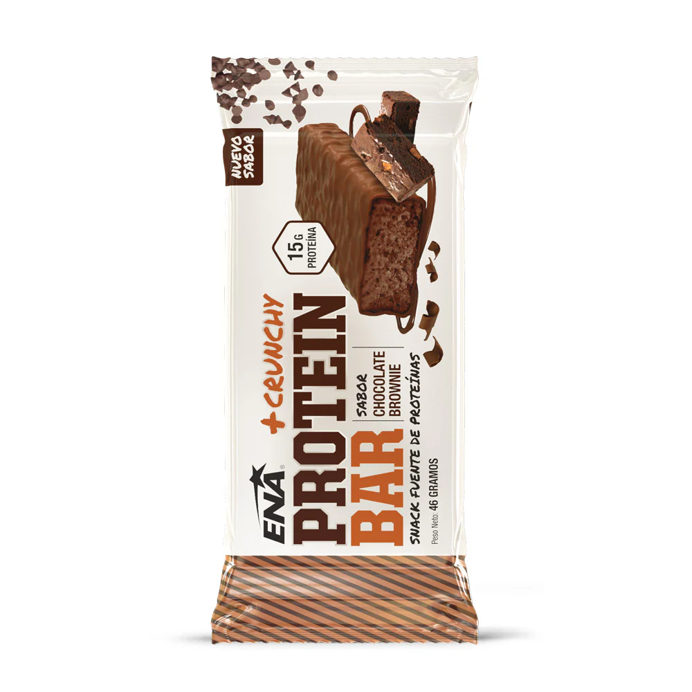 Protein Bar de ENA - Snack saludable con alto contenido de proteínas, ideal para complementar rutinas de ejercicios.