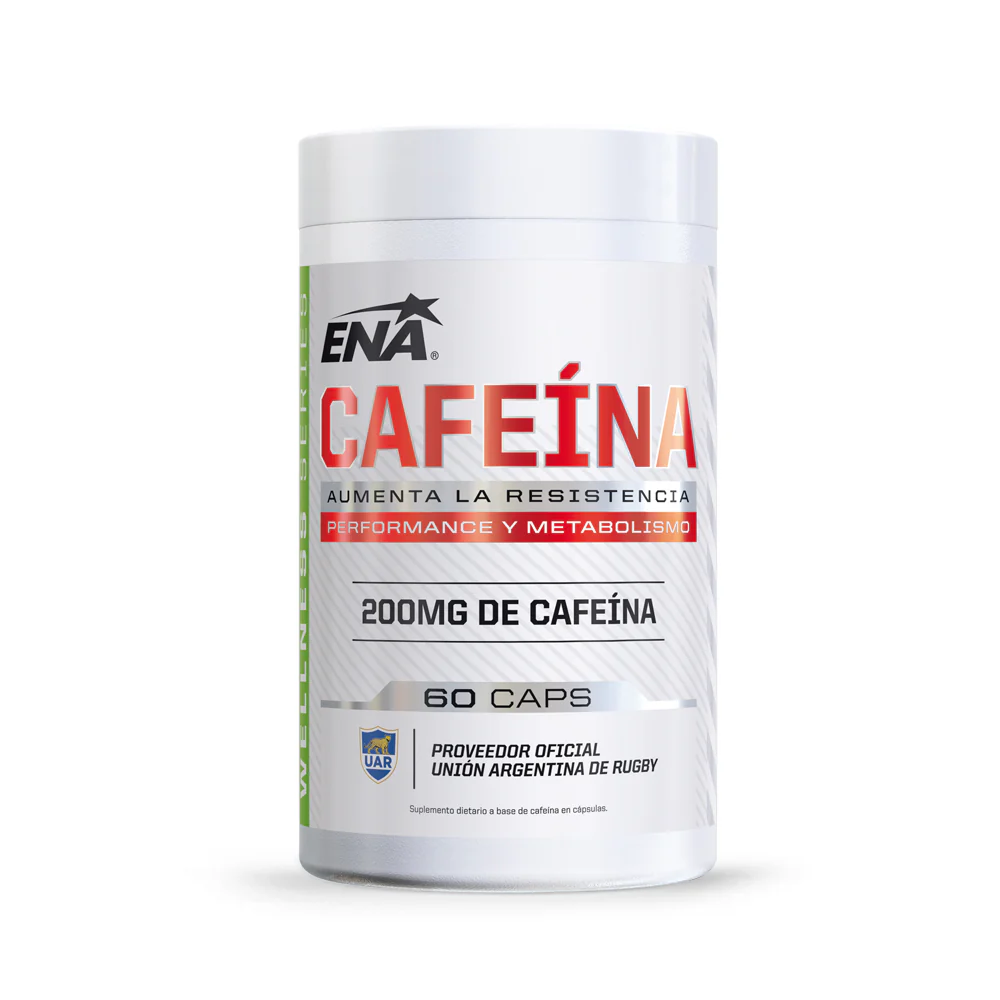 Cafeína de ENA - Suplemento en polvo con 200 mg de cafeína anhidra para potenciar entrenamientos intensos y mejorar el enfoque.