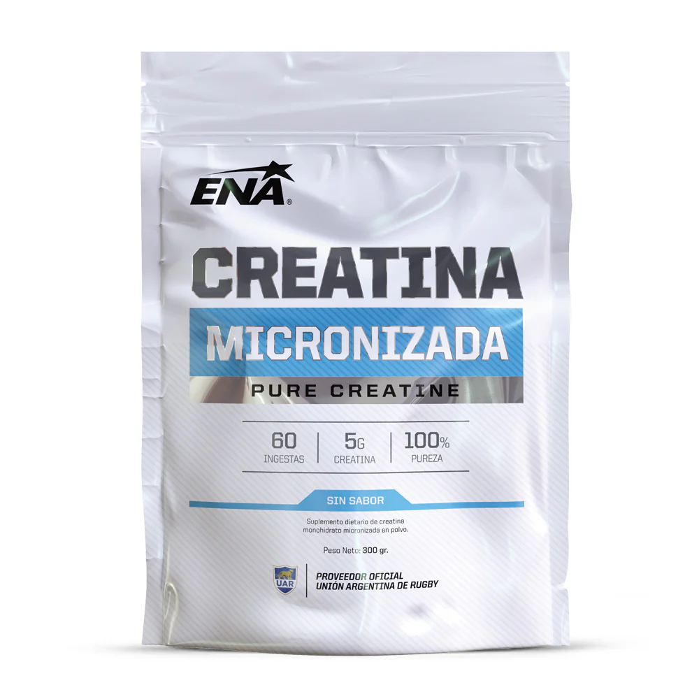 Creatina Micronizada de ENA - Suplemento que mejora la potencia y el rendimiento físico, ideal para entrenamientos intensos.