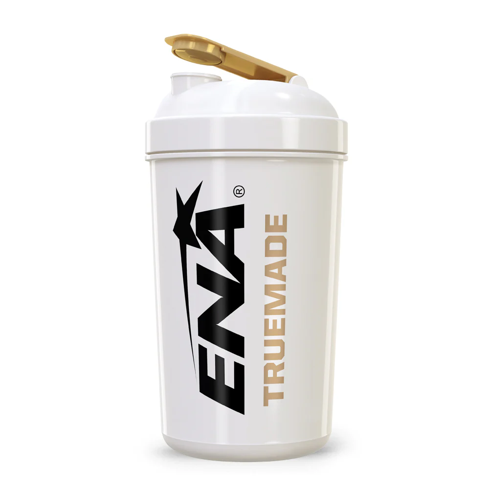 Shaker ENA - Vaso batidor de 500 cm3 ideal para mezclar suplementos en polvo, con tapa a prueba de derrames.