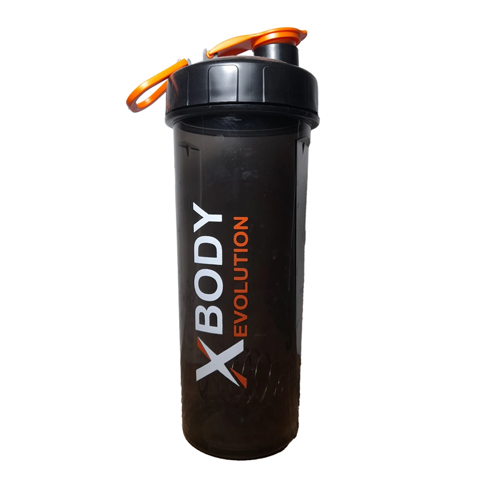 Shaker Premium Xbody - Vaso batidor de 500 cm3 con resorte mezclador para una disolución perfecta de suplementos en polvo.